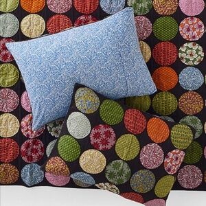 Garnet Hill Johanna Three Circle Quilt Shams